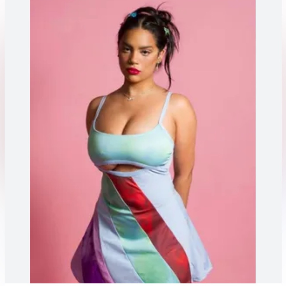 Y2K 13 going on 30 fairy tie-dye dress XL never worn